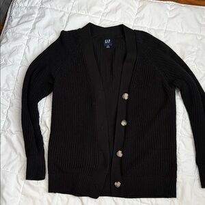 GAP Black Cardigan Sweater